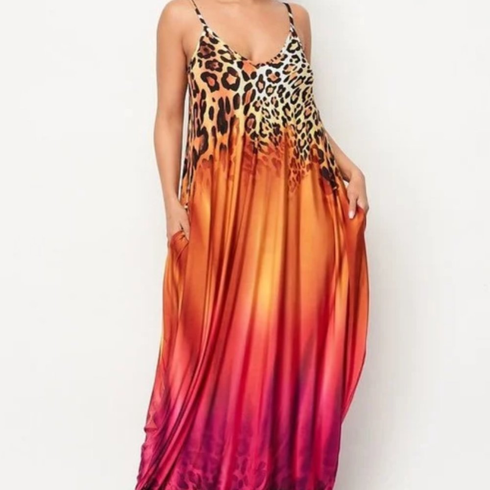 Ombre Maxi Dress